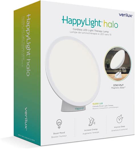 Verilux HappyLight Halo - Cordless LED Light Therapy India | Ubuy