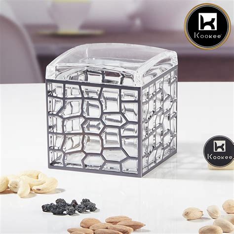 Kookee Acrylic Airtight Canister Jar & Container for Kitchen Food ...