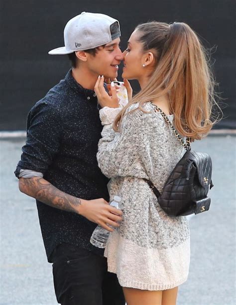 Ariana Grande Outside the IHeartRadio Awards (2014) With Boyfriend