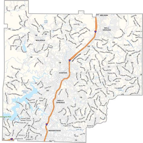 Georgia County Map - US County Maps