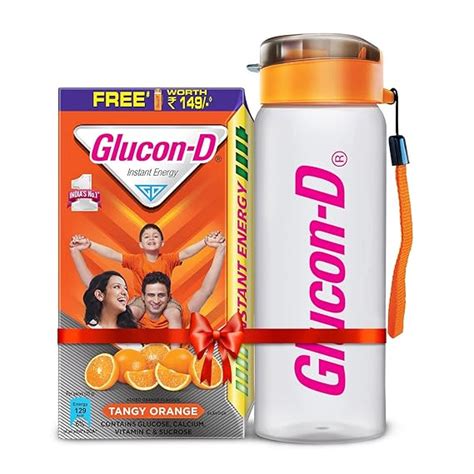 Glucon-D Instant Energy Health Drink Tangy Orange - 1kg Refill with ...