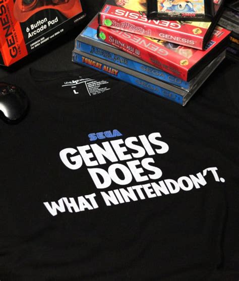 Genesis Does What Nintendon't T-shirt - Etsy