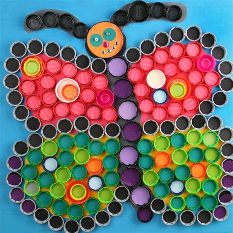 Plastic Bottle Cap Art Projects at John Gemmill blog