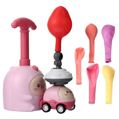 Balloon Toy Car Launcher Power Air Science Educational Aerodynamic Toys Zoom Vehicle Preschool ...