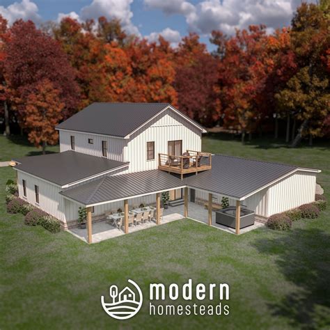 3500 SF Farmhouse Full House Plans | 4 Bedroom 3 Bath Modern Farmhouse ...