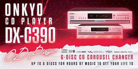 เครื่องเล่น CD Onkyo DX-C390 CD Player – Sound-Republic.com