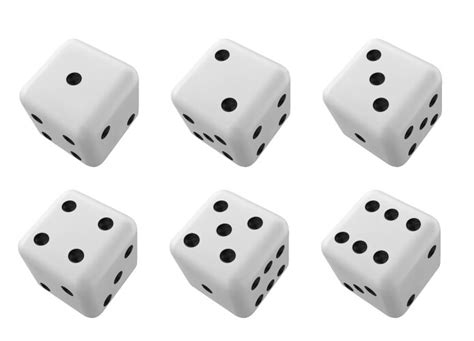 Dice Black and White Vector Images (over 22,000)
