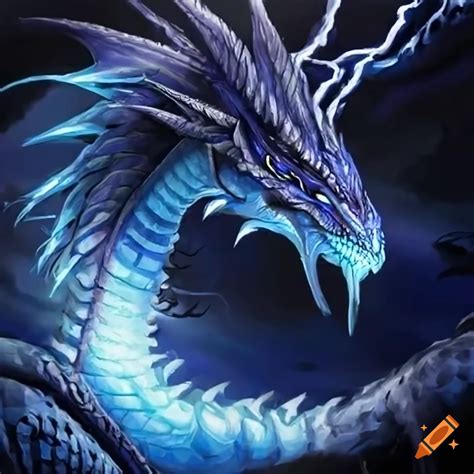 How To Draw A Lightning Dragon Step By Step