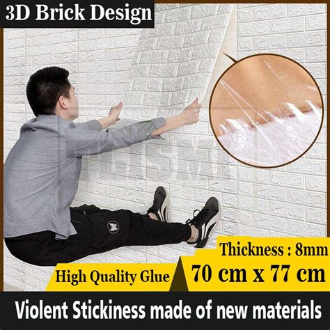 TLISMI 1 Pcs 3D PE Foam Self Adhesive Letter Pattern Styled Wall ...