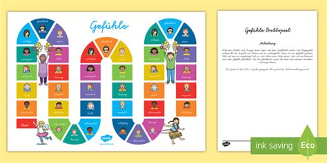 Gefühle Brettspiel (teacher made) - Twinkl