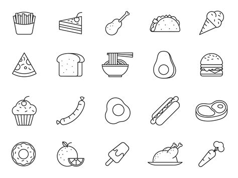 Food Icons 的图像结果