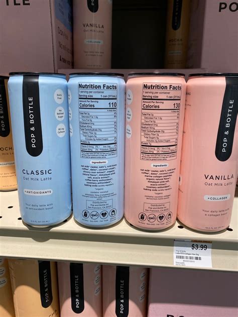 Pop and Bottle Oat Milk Latte Display – BevTrendy