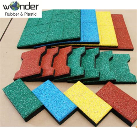 EPDM Gym Flooring Mat Fitness Interlocking Puzzle Sport Rubber Paving ...