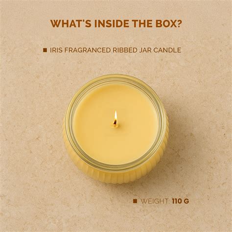 Ribbed Jar candle - Mango Sorbet – IRIS Home Fragrances