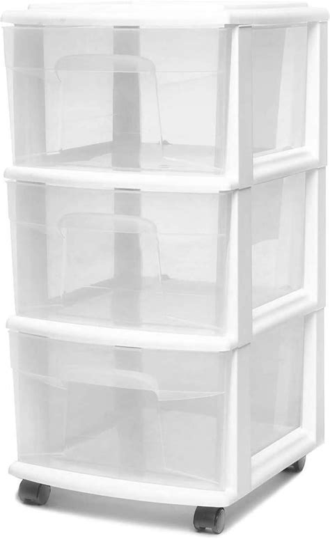 Amazon.com: BYCY Pink 3 Layers Stackable Makeup Organizer Drawers ...