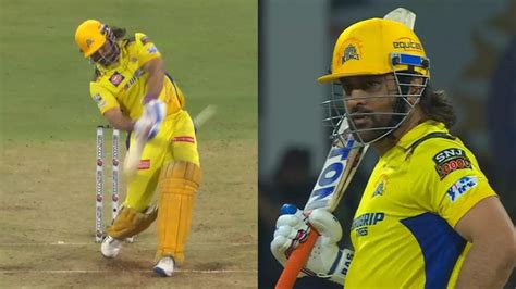 MS Dhoni Smokes Huge 101m Six in Spectacular 9-Ball 28 Cameo During LSG ...
