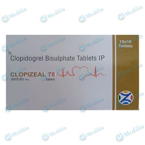 Clopizeal 75 mg Tablet