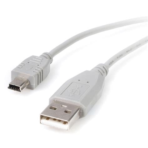MINI USB cable 2.0 A to Mini B 30 cm for Arduino - Robocraze