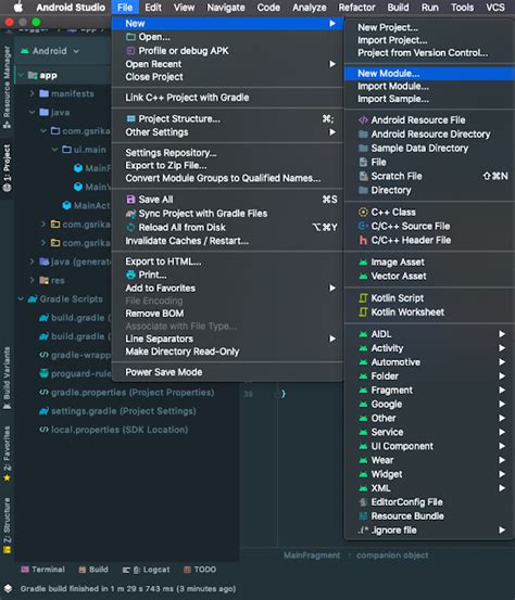 Image result for Specify Module in Android