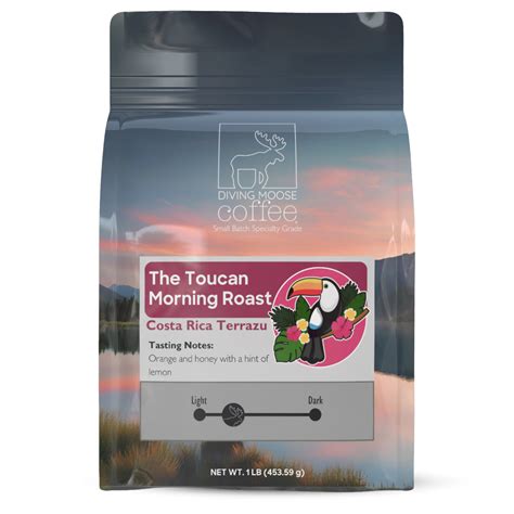 The Toucan - Costa Rica Terrazu Morning Medium-Light Roast | Diving ...