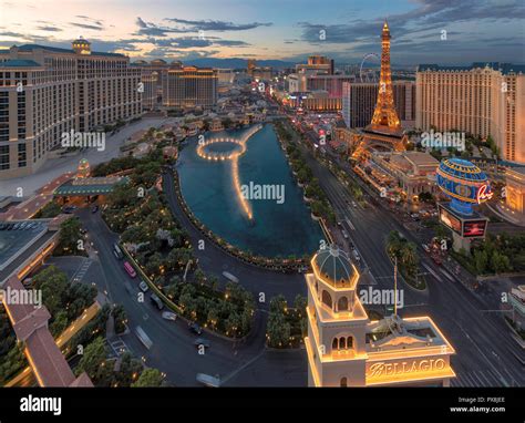 Aerial view of Las Vegas strip Stock Photo - Alamy