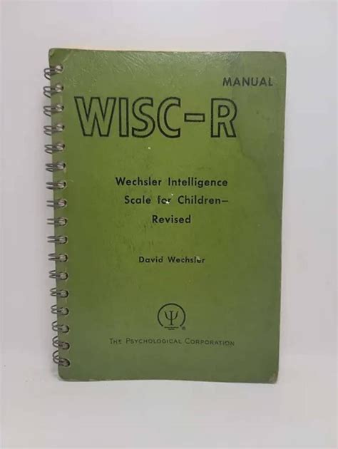 Image result for WISC-R