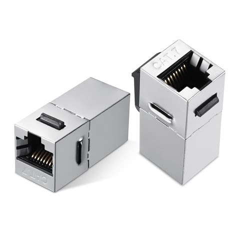 Phizli CAT7 Keystone Jack, High-Speed Ethernet Coupler Connectivity ...