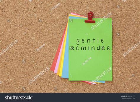 817 Gentle reminder Images, Stock Photos & Vectors | Shutterstock