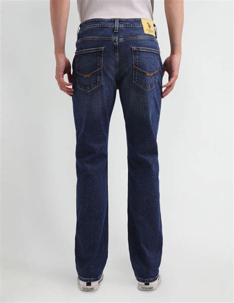 Buy Men Harold Slim Straight Fit Blue Jeans Blue|U.S. Polo Assn. India