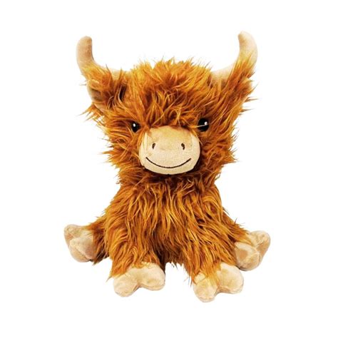 Weighted and Warmable Highland Cow Stuffed Animal, Anxiety Plushie ...