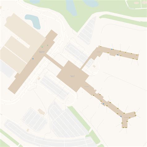 Norfolk International airport map | Norfolk (ORF) terminal overview ...