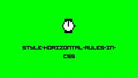 #style-horizontal-rules-in-css stories | HackerNoon