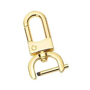 ILSMYSUTRA 4xDetachable Snap Hook Swivel Clasp with Screw Bar DIY Purse ...