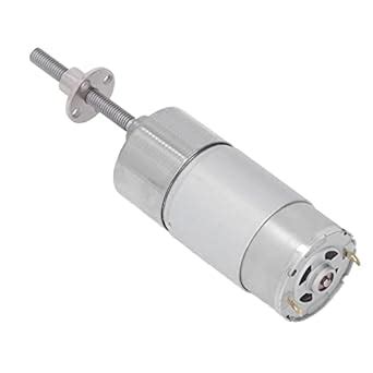 Worm Gear Motor, M6 Rotating Shaft Thread Self Locking DC12V Gear Motor ...