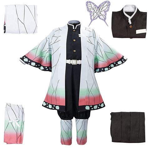 Buy DalosDream Demon Slayer Kimono Tomioka Giiyuu Cape Kimono Outfit ...
