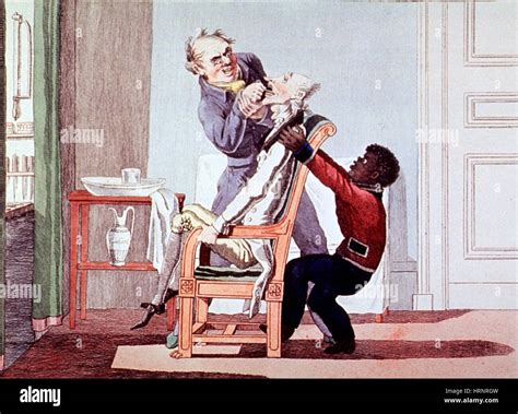 Dentistry, Tooth Extraction, 19th Century Stock Photo - Alamy