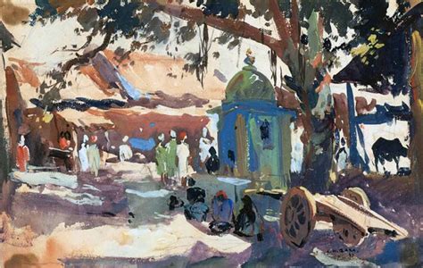 Village Scene - Posters by Sayed Haider Raza | Buy Posters, Frames ...