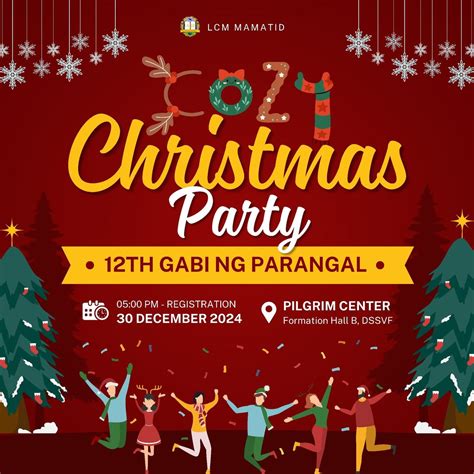 CHRISTMAS PARTY & 12TH GABI NG PARANGAL, Diocesan Shrine of San Vicente ...