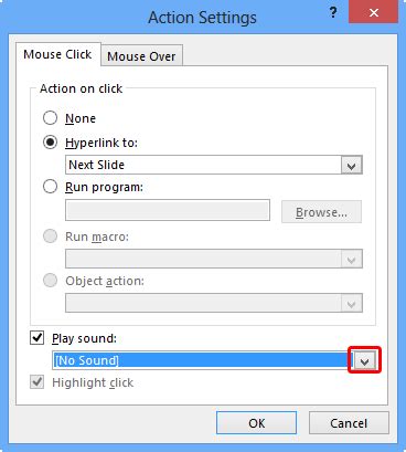 Image result for Link Action Button to a Sound File PowerPoint