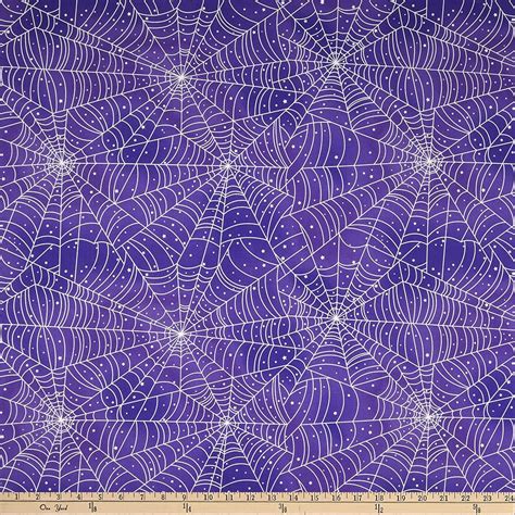 Benartex Kanvas Glow in The Dark Halloween Spirit in a Web India | Ubuy