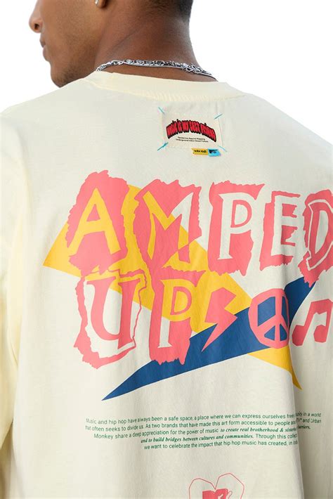 Buy MTV X Urban Monkey Amped Oversized Tshirt Online – Urban Monkey®