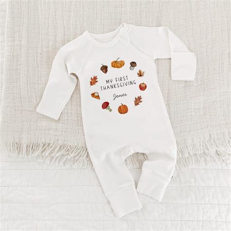 First Thanksgiving, Baby's First Thanksgiving Outfit, Custom ...