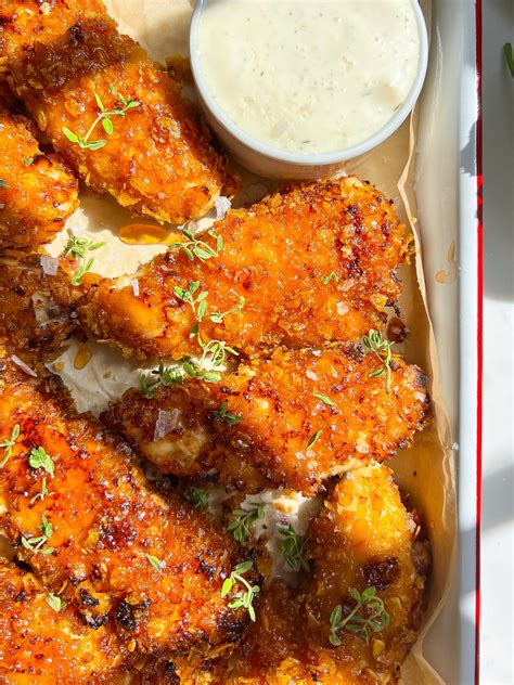 (Air Fryer) Hot Honey Chicken Tenders - BRIGHT MOMENT CO.