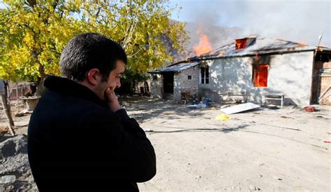 Armenians torch their homes on land ceded to Azerbaijan- The Week