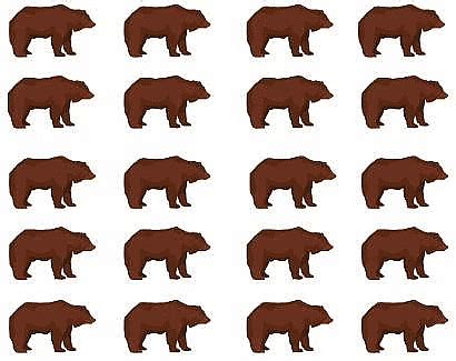 Numbers from Twenty-one to Fifty - 2 Class 1 Worksheet Maths