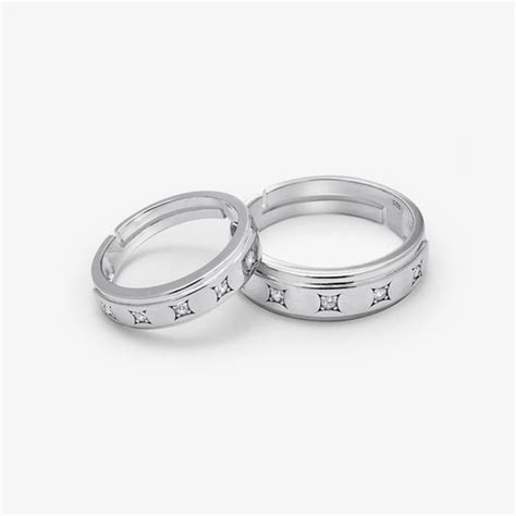 Shop Silver Couple Rings for Timeless Love