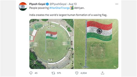 Chandigarh University create Guinness World Record for largest human ...