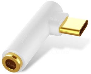ONCRO White White L-Shape 90 Degree Reversible Noise Cancelling Type C ...
