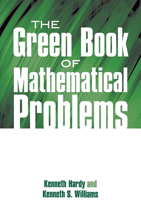 Buy The Green Book of Mathematical Problems (Dover Books on Mathematics ...