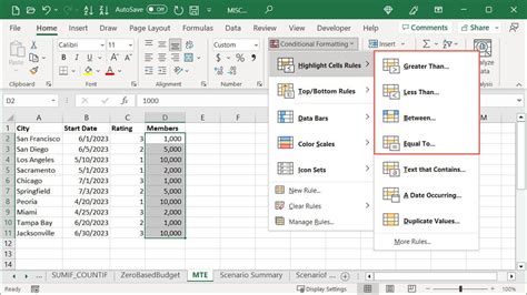 Image result for Create a Highlight Cells Conditional Formatting Rule